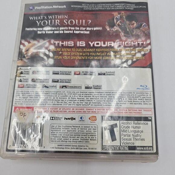 Tekken 6/Soul Calibur 4 Bundle - Sony PlayStation 3 - Picture 4 of 7
